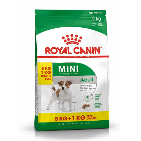 Royal Canin Adult Mini 8+1kg GRATIS
