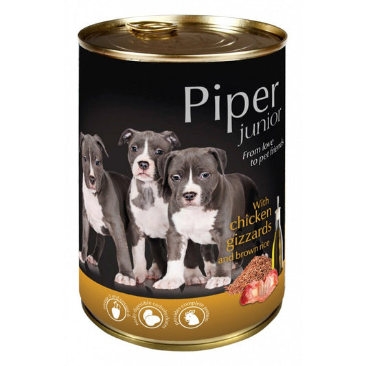 Piper Puppy pipote de pui si orez brun