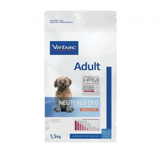 Virbac HPM Adult neutered dog small & toy